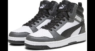 PUMA Rebound v6 Unisex Sneakers - PUMA White-PUMA Black-Shadow Gray