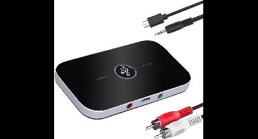 ApexArte® Bluetooth Receiver Aux - Ontvanger - Carkit - Zwart