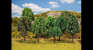 Faller - 20 Gemengde bomen, gesorteerd - modelbouwsets, hobbybouwspeelgoed voor kinderen, modelverf en accessoires