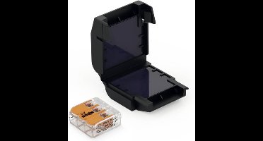 CellPack 407859 EASY-PROTECT/113 Gelbox voor verbindingsklemmen Flexibel: 0.2-4 mm² Massief: 0.2-4 mm² 1 stuk(s) Zwart