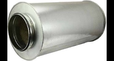 Ronde geluiddemper diameter 125 mm - lengte 900 mm (50 mm isolatie)