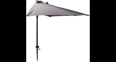 Pro Garden Parasol Half Rond - dia 250cm - Grijs