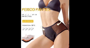 JMKA Menstruatie ondergoed- menstruatie- menstruatie onderbroekje - menstruatieondergoed - slip - maat XL
