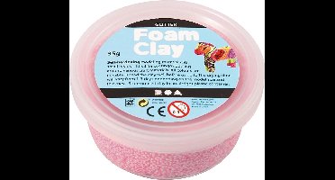 Foam Clay®, lichtrood, glitter, 35gr