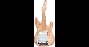Kikkerland Snijplank - Kookaccessoire - Gitaar vorm - 100% Bamboe