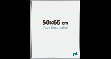 Your Decoration - Fotolijst 50x65 cm - Kunststof - Zilver Hoogglans - Annecy