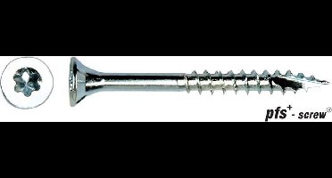 Pgb Torx Pfs Schroef Deeldraad Verzinkt 5x70 Mm. T-25