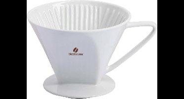 Westmark Porseleinen koffiefilterhouder, filtermaat 4, voor maximaal 4 kopjes koffie, Brasilia, 24482260