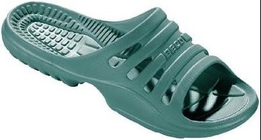 BECO Heren Badslippers - Turquoise - Maat 46