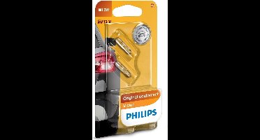 Philips Autolamp W1,2W - W2,3W - W2W - WBT5 W2x4,6d 12V 1.2W B2