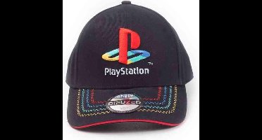 Playstation Verstelbare pet Retro Logo Zwart