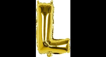 Boland - Folieballon letter L - Goud - Letterballon