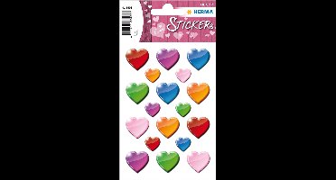 HERMA 3403 Stickers Décor Kleurige harten
