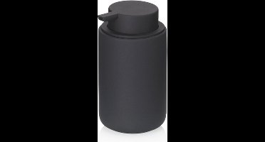 Zeepdispenser, Zeeppomp, 0.3 L, Kunststof, Keramiek met Rubbercoating, Zwart - Kela | Sana