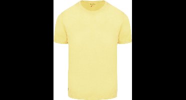 King Essentials The Steve T-Shirt Lichtgeel - Maat M - Heren - Print T-shirts