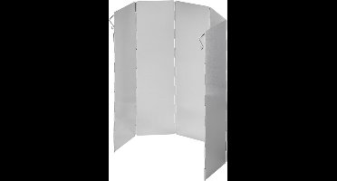 ProPlus Windvrij Kookscherm - 49x36cm - 5 delig - Aluminium - Anti-spatscherm - Vlambeveiligers - Campingscherm - Gasbrandschild - Warmtebeheerscherm - Buitenkeuken – Campingaccessoires