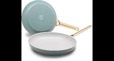 GreenPan Padova Skyblue 2-delige koekenpannenset - 20cm en 28cm - PFAS-vrij