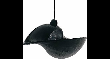 Hanglamp Bamboo Shell Black 60cm