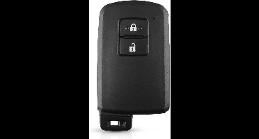 XEOD Autosleutelbehuizing - sleutelbehuizing auto - sleutel - Autosleutel / Geschikt voor: Toyota 2 Knops smart key