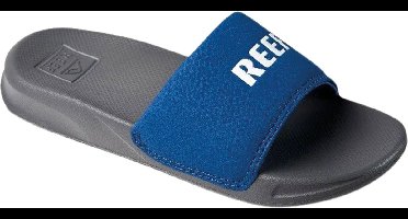 Reef Kids One Slide Jongens Slippers - Grijs/Blauw - Maat 32