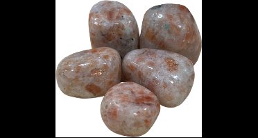 Zonnesteen A 100 gr. trommelstenen (mt3)