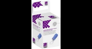 TRU COMPONENTS T1904C060 Ringkabelschoen Dwarsdoorsnede (max.): 2.50 mm² Gat diameter: 4.30 mm Deels geïsoleerd Blauw 2