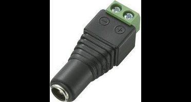 TRU COMPONENTS DC-13F Laagspannings-connector Bus, recht 5.5 mm 5.5 mm 2.5 mm 1 stuk(s)