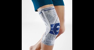 Bauerfeind Genutrain P3 Kniebrace - Maat: 4 - Kleur: Titan - Zijde: Links