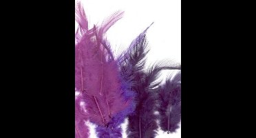 Creative Feathers 8,5-15cm 15pcs purple