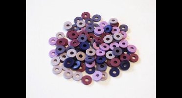 Katsuki Kralen Mix 6 mm Paars (ongeveer 100 stuks)