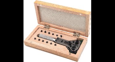 HBM Horlogekastopener model 1 in houten kist