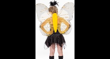 Vlinder vleugels geel voor volwassenen