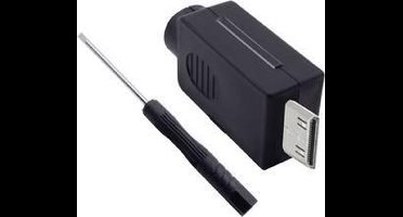 Quadrios 2001C218 HDMI-connector Stekker, recht Aantal polen: 20 Zwart 1 stuk(s)