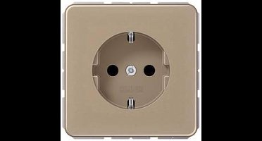 Jung CD1520GB Wandcontactdoos met randaarde Inzetstuk 1-voudig Brons 1 stuk(s)