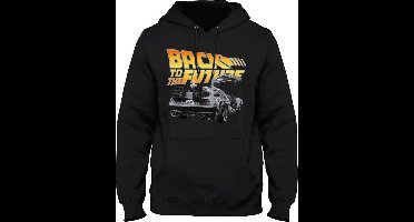 Back To The Future - Zwarte herensweater - S