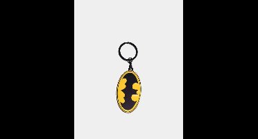DC Comics Batman - Logo Sleutelhanger - Zwart/Geel