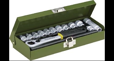 Proxxon Industrial 23602 Dopsleutelset Metrisch 1/4 (6.3 mm) 13-delig