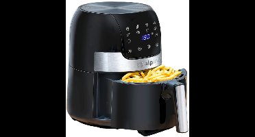 alpina Airfryer 3.5L - Heteluchtfriteuse 1-4 Personen - Air Fryer met Digitaal Touchscreen - Instelbare Temperatuur 80 tot 200 Graden - met Timer Functie - Heteluchtoven 1400W