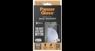 PanzerGlass Screenprotector geschikt voor Samsung Galaxy S24 FE Glazen | PanzerGlass Ultra-Wide Fit Screenprotector - Case Friendly
