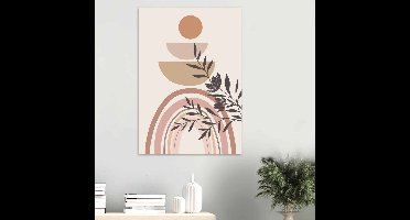 Boho – Harmony curve poster A4 21x29.7 cm