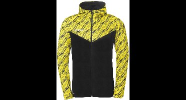 Uhlsport Kinder Trainingsjacke Progressive 28 Multi Hood Jacke 1002271 Schwarz/Limonengelb-128