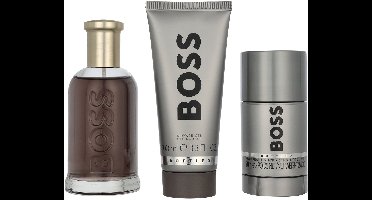 Hugo Boss Bottled Eau De Parfum Giftset Edp Spray 100ml/Shower Gel 100ml/Deo Stick 75ml