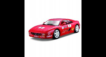 Bburago Ferrari F355 Challenge Schaal 1:24 Modelauto Rood
