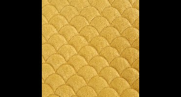 Ariel Dekbedovertrek 170x210cm Mosterdgeel - Stijlvol en Zacht