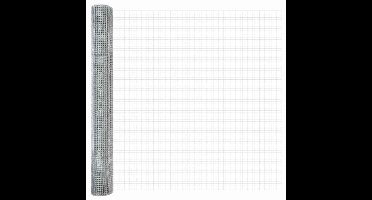 vidaXL - Gelast - draadhek - Zilver