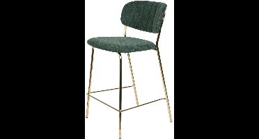 Puur - Viken barstoel 65 cm donkergroen goud