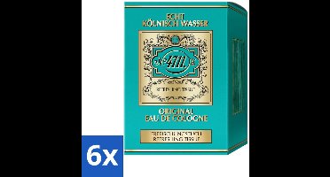 6 x 4711 - Echt Kölnisch Wasser - Original Eau De Cologne - Verfrissende Doekjes - Citroengeur - 10 Tissues - 4711 Eau De Cologne - Verfrissende Tissues - Citrus Geur - Verkwikkende Geur - Handige Tissues
