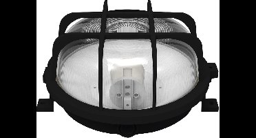 Müller-Licht Rund Lamp voor vochtige ruimte E27 Zwart