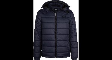 Petrol Industries - Heren Gevoerde Jas Wisconsin - Blauw - Maat S