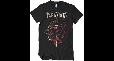 Game of Thrones T-Shirt House Targaryen T-Shirt WB-1-GOT004-H38-4 Black-M